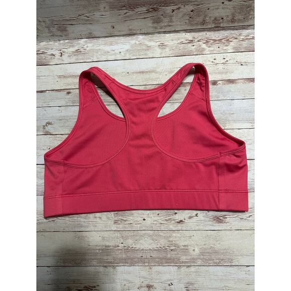 Nike Dri Fit Sports Bra Size Medium Pink Athletic Workout Athleisure Yoga - Picture 2 of 3